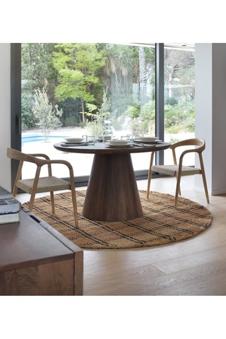 4 sillas - Natural y beige