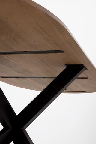 Mesa de comedor de madera de mango - 180 x 90 x 76 cm