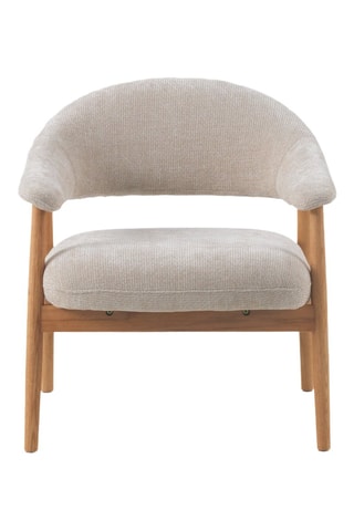 Sillón - Blanco - Tela de felpa