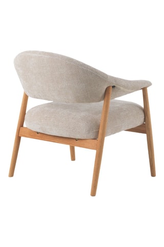 Sillón - Blanco - Tela de felpa