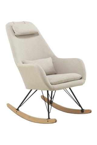 Sillón mecedor - Crema