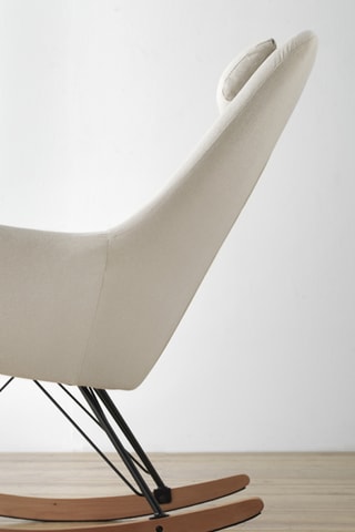 Sillón mecedor - Crema