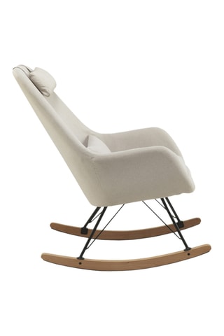 Sillón mecedor - Crema