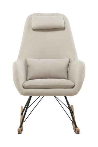 Sillón mecedor - Crema