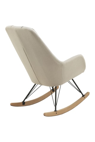 Sillón mecedor - Crema