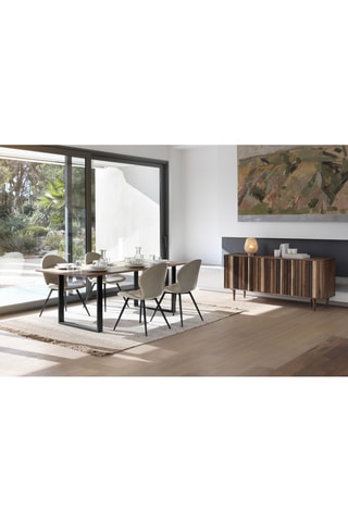 Table à manger en acacia - 200 x 76 x 100 cm