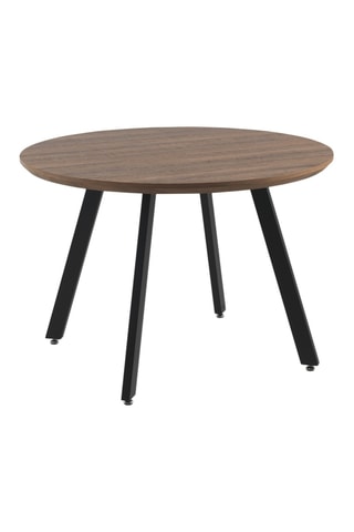 Mesa redonda - Natural y negro
