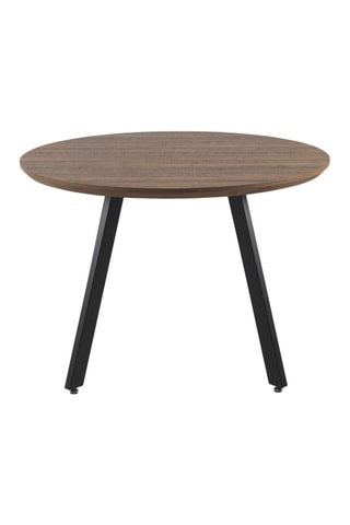 Mesa redonda - Natural y negro