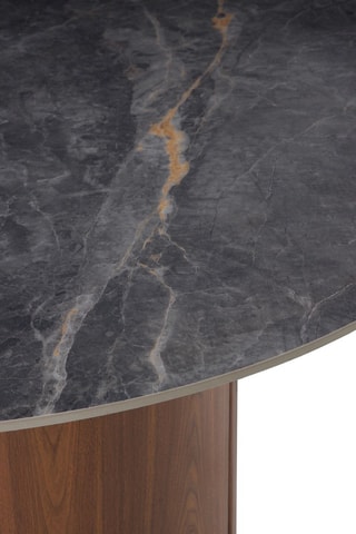 Table à manger en céramique - 140 x 75 x 140 cm