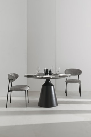Mesa de comedor de cerámica - 90 x 75 x 90 cm