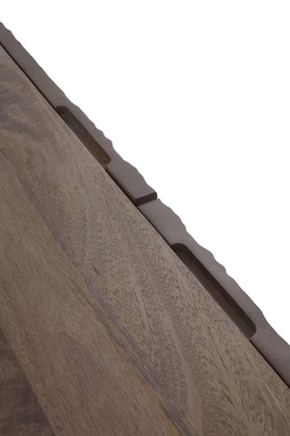 Aparador de 3 puertas de madera de mango - 160 x 76 x 38 cm