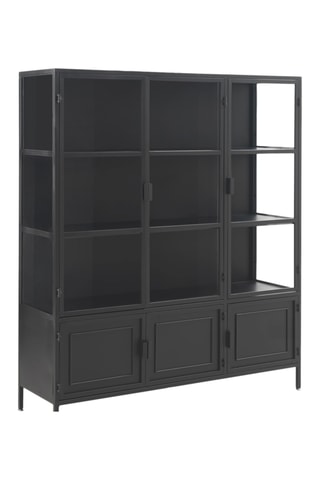 Vitrine 6 portes - 135 x 160 x 40 cm