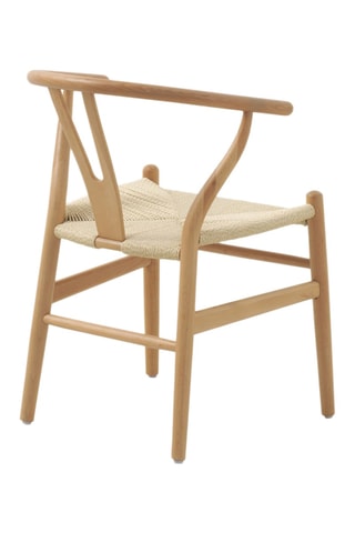 4 sillas - Natural y beige