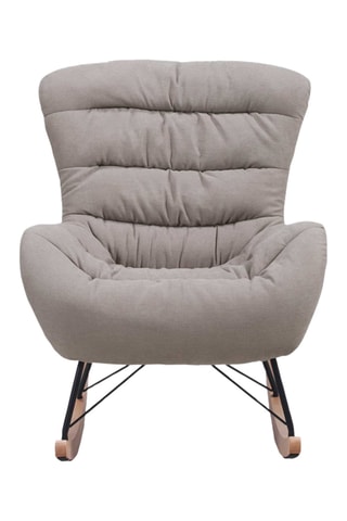 Sillón mecedor - Crema