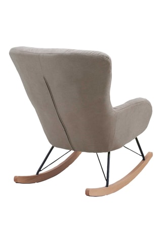 Sillón mecedor - Crema