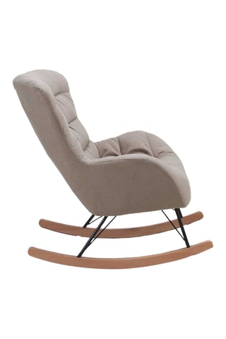 Sillón mecedor - Crema