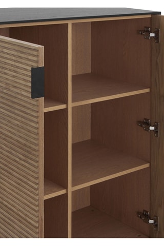 Mueble - Natural y negro