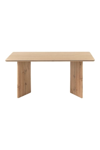 Table à manger en céramique et chêne - 200 x 75 x 100 cm