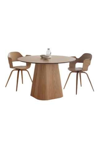 Mesa de comedor de roble - 120 x 120 x 75 cm