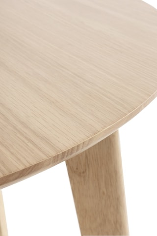 Mesa de comedor de roble - 100 x 100 x 75 cm