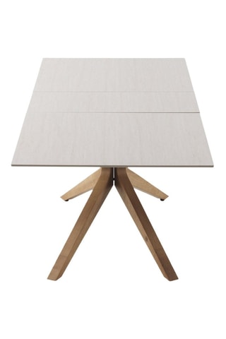 Table à manger extensible en chêne et céramique  - 160/200 x 77 x 90 cm