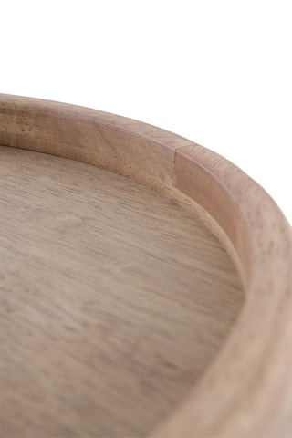 Table basse en hévéa - 40 x 40 x 44 cm
