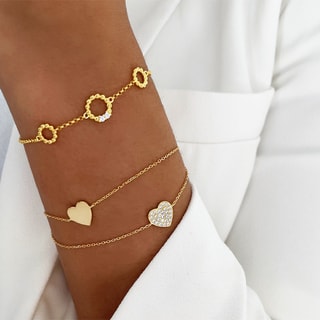 Pulseira - Latão dourado 