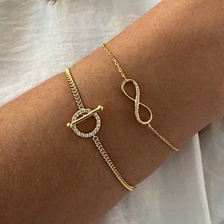 Pulseira - Latão dourado 