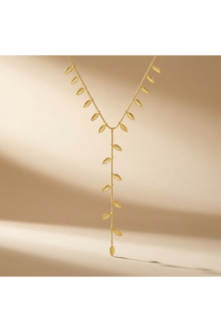 Colar - Latão dourado
