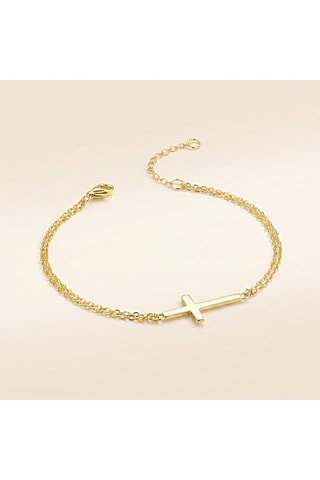 Pulseira - Latão dourado 