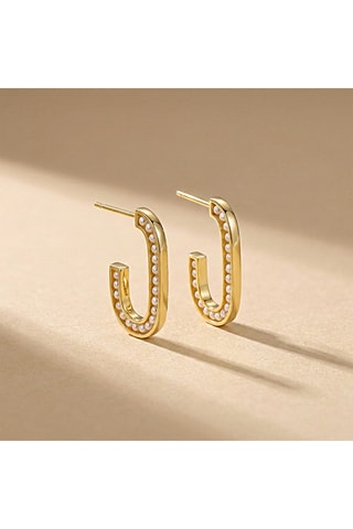 Argolas folheadas a ouro fino amarelo