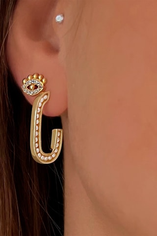 Argolas folheadas a ouro fino amarelo