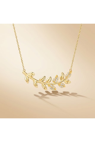 Colar folheada a ouro fino amarelo
