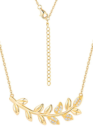 Colar folheada a ouro fino amarelo