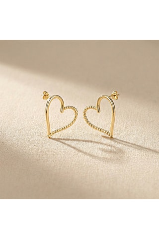 Brincos folheados a ouro fino amarelo