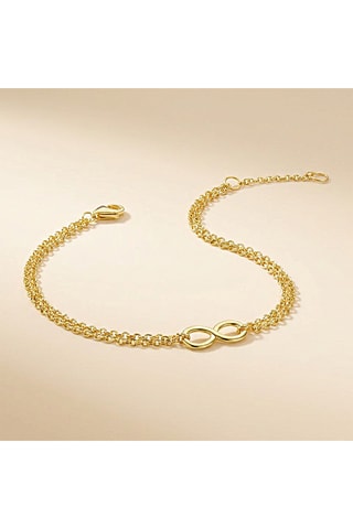 Pulseira folheada a ouro fino amarelo