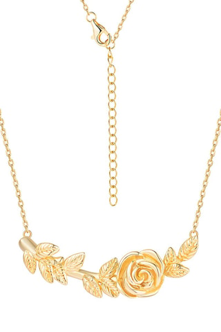 Colar folheada a ouro fino amarelo