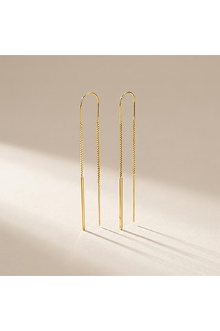 Brincos folheados a ouro fino amarelo