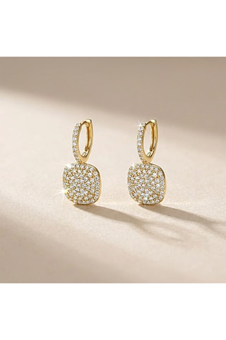 Brincos folheados a ouro fino amarelo