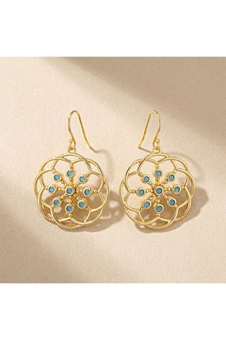 Brincos banhados a ouro fino amarelo