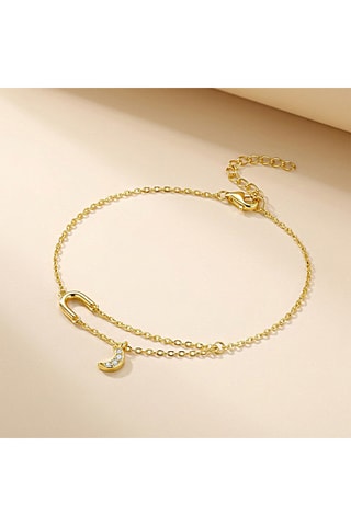 Pulseira folheada a ouro fino amarelo