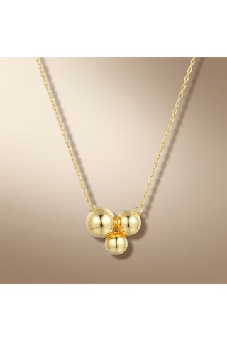 Colar folheado a ouro fino amarelo