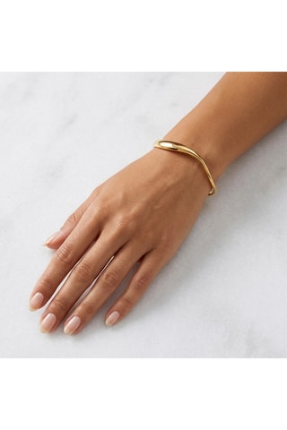 Pulseira rígida - Dourado