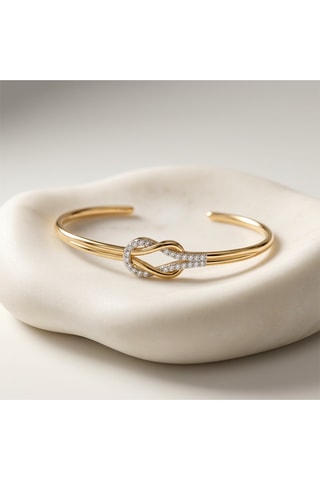 Pulseira rígida - Dourado
