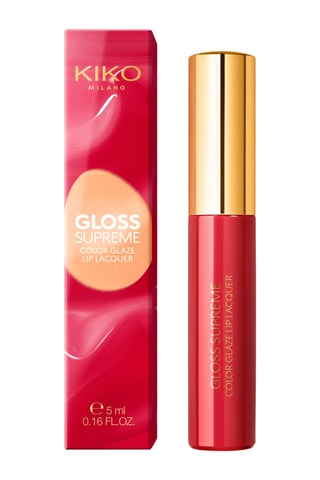Gloss supreme color glaze lippenlak - 03 Dazzling Coral - 5 ml