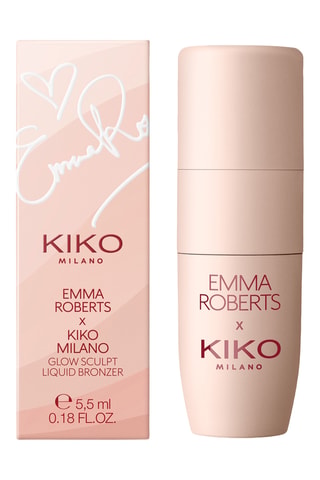 Vloeibare Bronzer Emma Roberts Kiko Milano 03 - 03 Perfect Ebony - 5,5 ml
