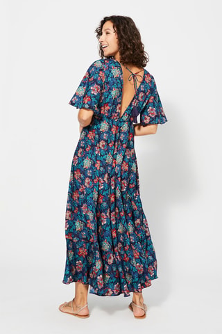 Robe longue - Bleu