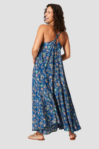 Robe - Bleu et vert