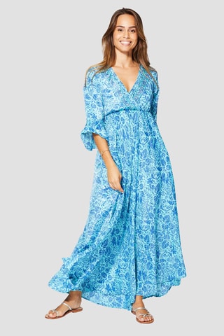 Robe - Bleu et turquoise