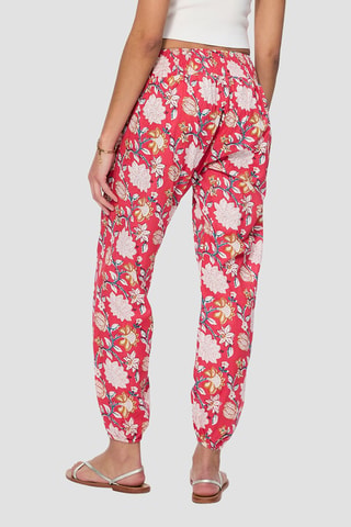Pantalon - Blanc et rose